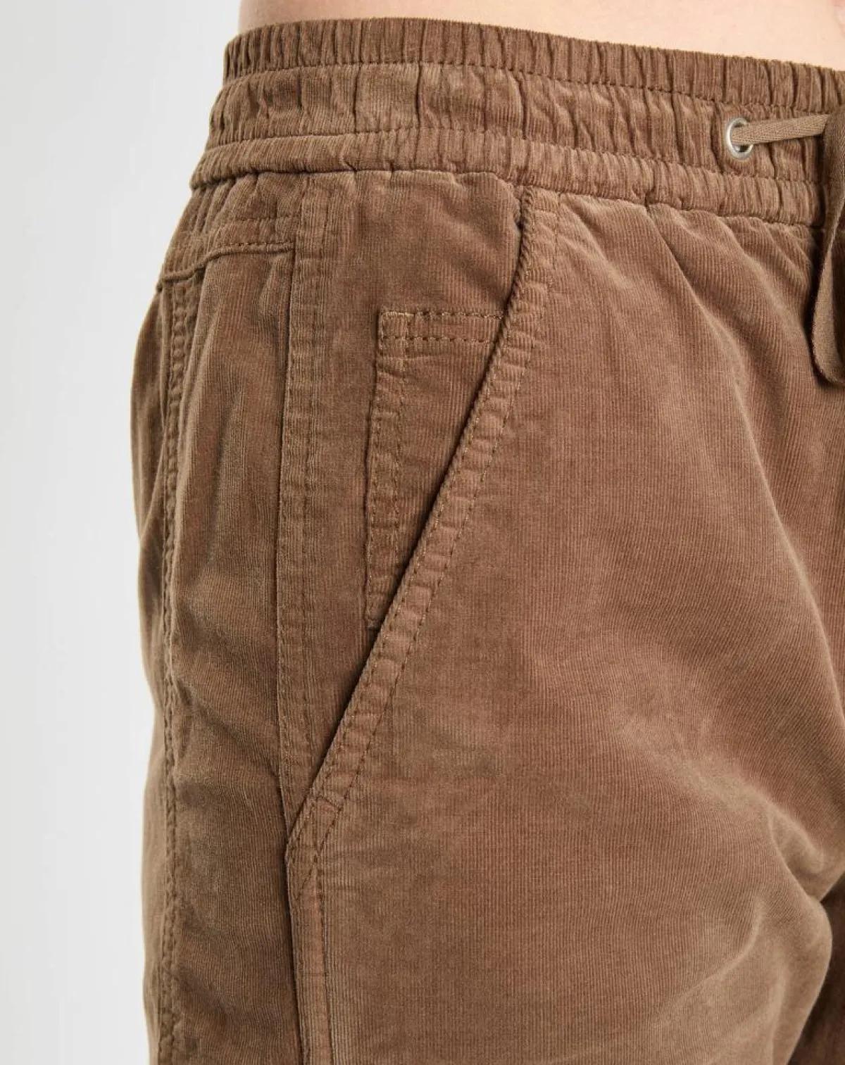 Marc O'Polo Pantalons|Pantalon en Velours de coton Milleraies kaki