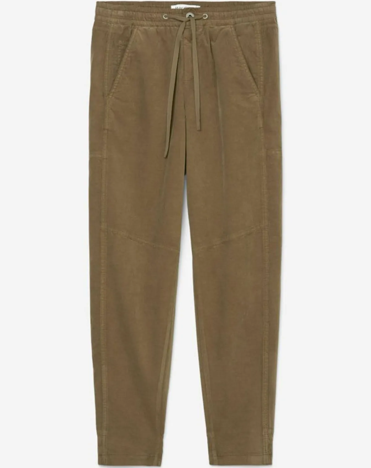 Marc O'Polo Pantalons|Pantalon en Velours de coton Milleraies kaki