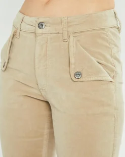 Lauren Vidal Pantalons|Pantalon en Velours Elsa stone