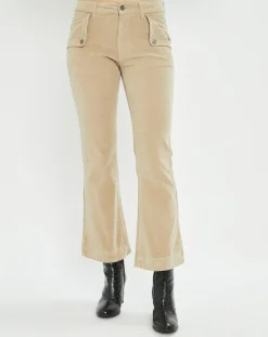 Lauren Vidal Pantalons|Pantalon en Velours Elsa stone