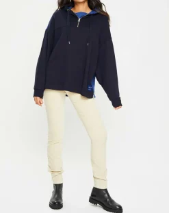 Marc O'Polo Pantalons|Pantalon en Velours lisse Alby beige