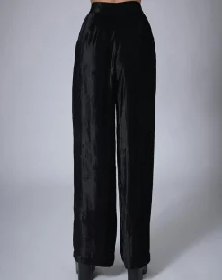 Manoush Pantalons|Pantalon en Velours Night noir