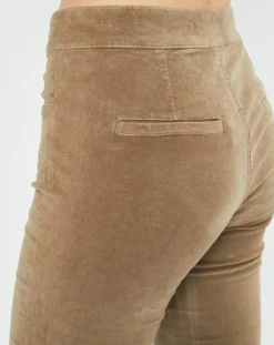 Lauren Vidal Pantalons|Pantalon en Velours Pants seigle