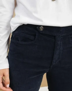 Lauren Vidal Pantalons|Pantalon en Velours Pants nuit