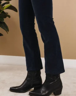 Lauren Vidal Pantalons|Pantalon en Velours Pants nuit