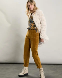 Hartford Pantalons|Pantalon en Velours Pepite tabac