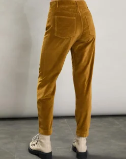 Hartford Pantalons|Pantalon en Velours Pepite tabac