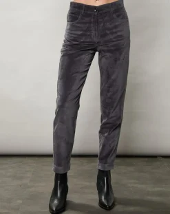 Hartford Pantalons|Pantalon en Velours Pepite charbon