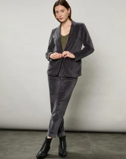 Hartford Pantalons|Pantalon en Velours Pepite charbon