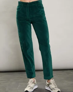 Hartford Pantalons|Pantalon en Velours Pepite sapin
