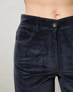 Hartford Pantalons|Pantalon en Velours Pepite minuit