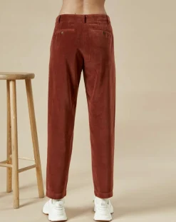 Hartford Pantalons|Pantalon en Velours Perfect cacao