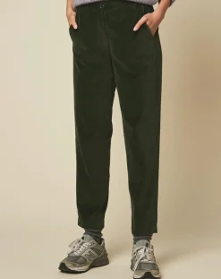 Hartford Pantalons|Pantalon en Velours Perfect leaf