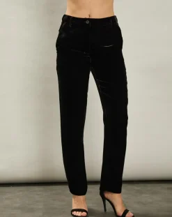 Hartford Pantalons|Pantalon en Velours Pietra noir
