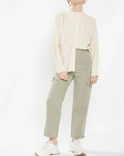 Galeries Lafayette Pantalons|Pantalon Eprise kaki clair