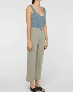 Galeries Lafayette Pantalons|Pantalon Eprise kaki clair