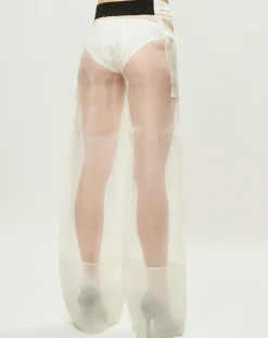 La Perla Pantalons|Pantalon Esprit d'Atelier en Soie écru