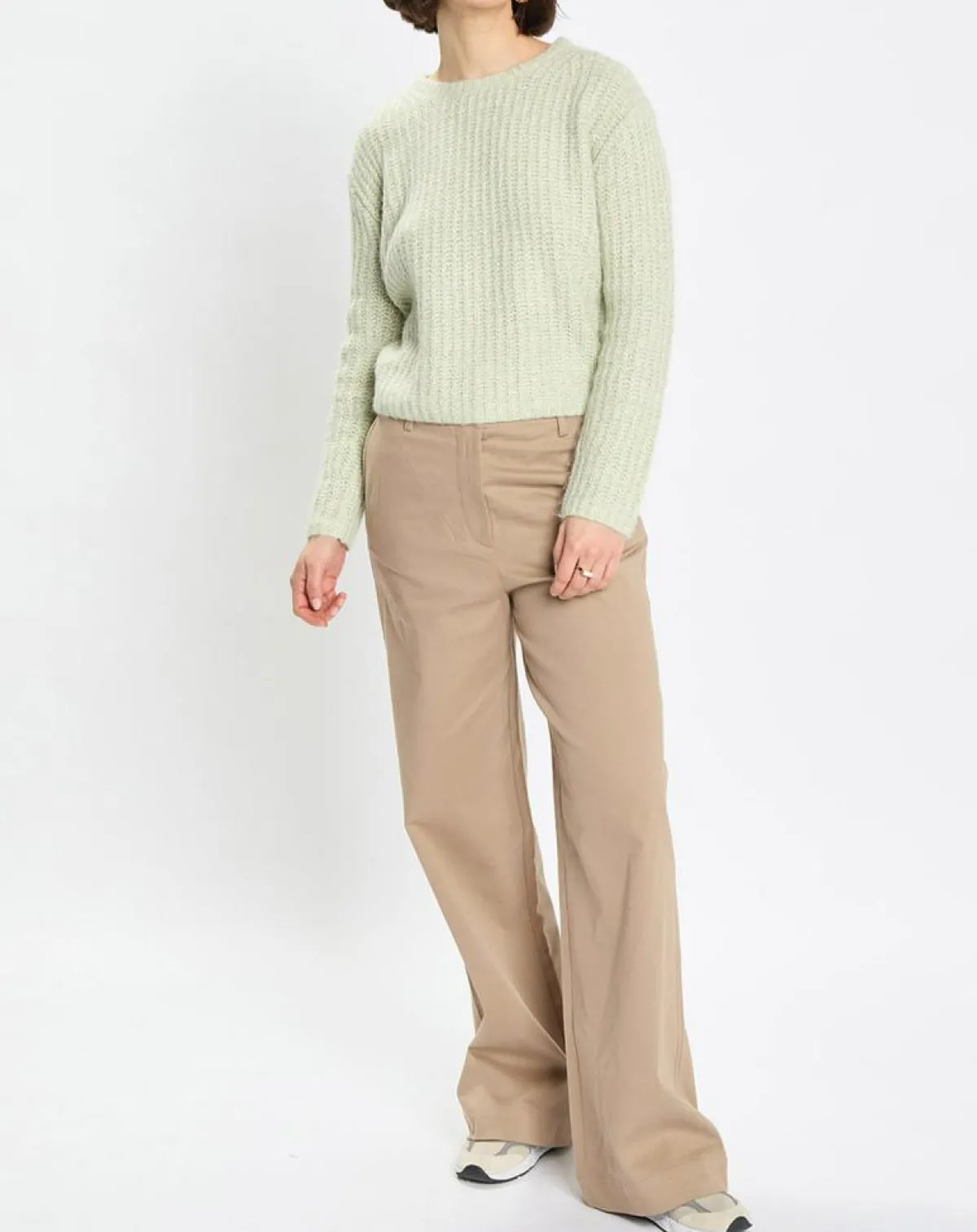 Marc O'Polo Pantalons|Pantalon flare beige