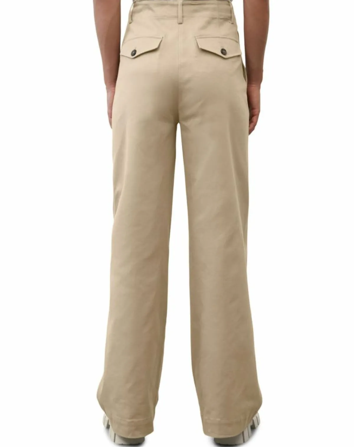 Marc O'Polo Pantalons|Pantalon flare beige