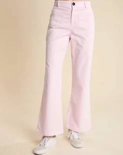 Bellerose Pantalons|Pantalon flare en Velours Milleraie Park dusk
