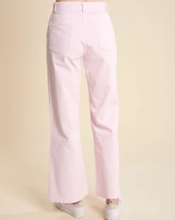 Bellerose Pantalons|Pantalon flare en Velours Milleraie Park dusk