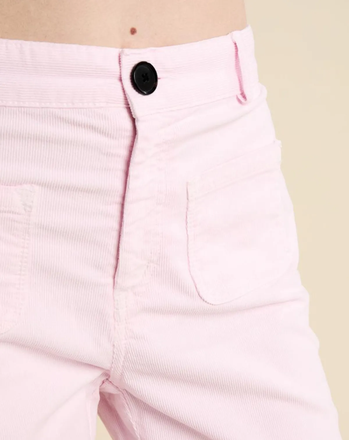 Bellerose Pantalons|Pantalon flare en Velours Milleraie Park dusk