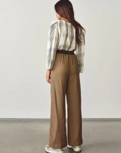 Bellerose Pantalons|Pantalon flare Vick marron