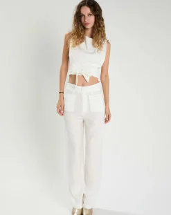 The Korner Pantalons|Pantalon Félicie blanc