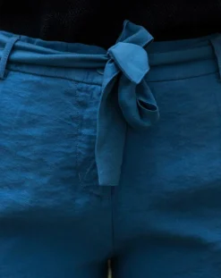 Cuisse de Grenouille Pantalons|Pantalon fluide Cado bleu