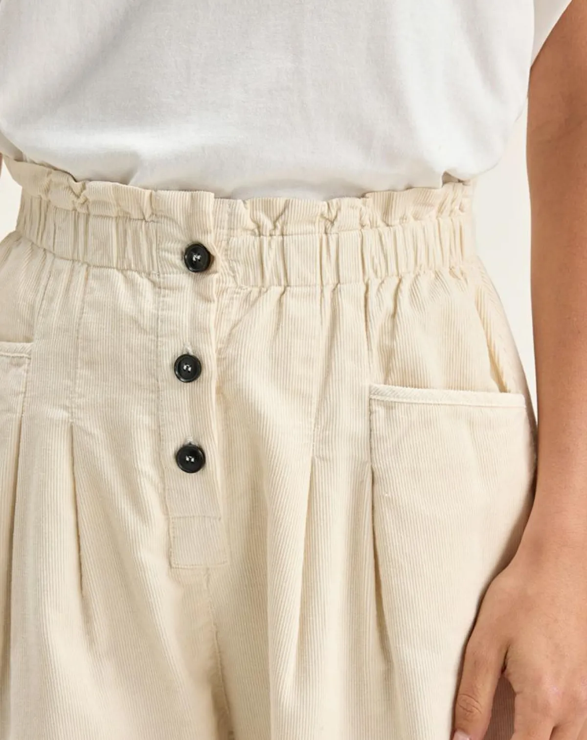 Bellerose Pantalons|Pantalon fuselé Lilo crème