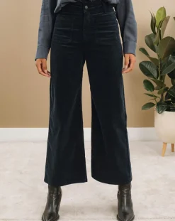 Lauren Vidal Pantalons|Pantalon jupe-culotte Cloé nuit