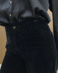 Lauren Vidal Pantalons|Pantalon jupe-culotte Cloé nuit