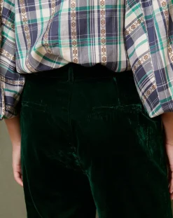 Garance Paris Pantalons|Pantalon Klaya émeraude