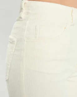 Marc O'Polo Pantalons|Pantalon large corduroy écru