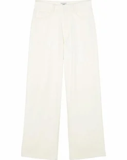 Marc O'Polo Pantalons|Pantalon large corduroy écru