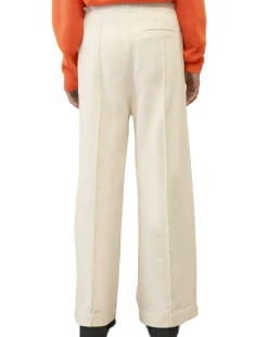 Marc O'Polo Pantalons|Pantalon large en Molleton écru