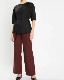 Jodhpur Pantalons|Pantalon large Parc rouge foncé