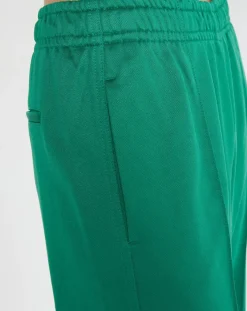Marc O'Polo Pantalons|Pantalon large pinces taille élastique vert