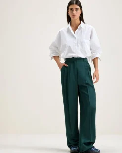 Bellerose Pantalons|Pantalon large taille haute Dominic hunter