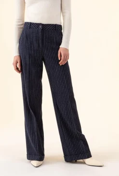 Bleu Blanc Rouge Pantalons|Pantalon Lino bleu