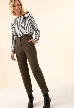 Bleu Blanc Rouge Pantalons|Pantalon Livi vert