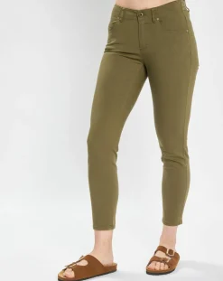 Marc O'Polo Pantalons|Pantalon Mavas en Coton Bio kaki