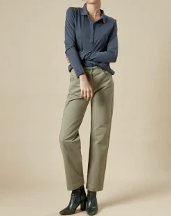 Hartford Pantalons|Pantalon 7/8ème Punch kaki