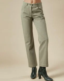 Hartford Pantalons|Pantalon 7/8ème Punch kaki