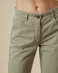 Hartford Pantalons|Pantalon 7/8ème Punch kaki