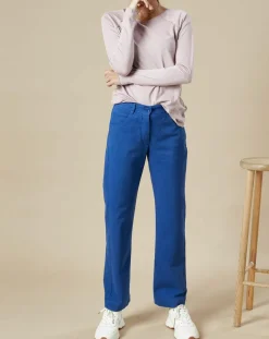Hartford Pantalons|Pantalon 7/8ème Punch prussian bleu