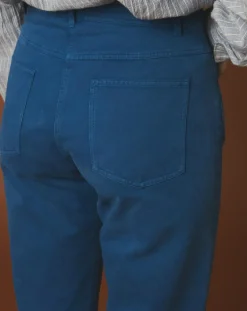 Hartford Pantalons|Pantalon 7/8ème Punch prussian bleu