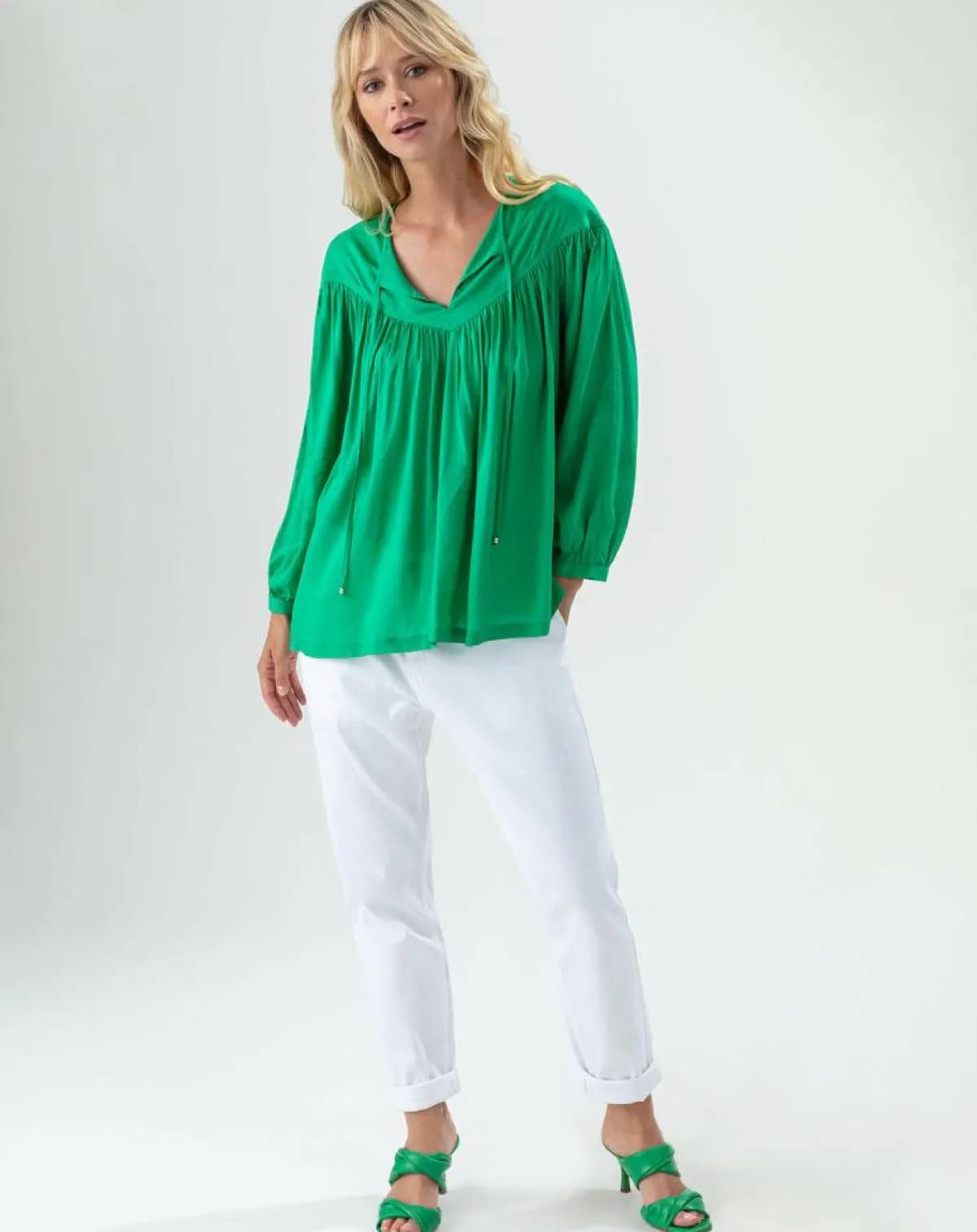 Indies Pantalons|Pantalon Naomi blanc