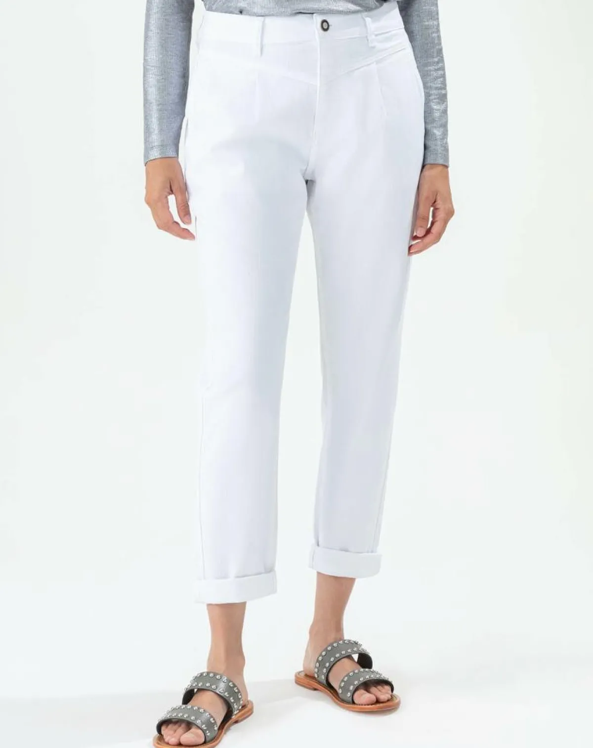 Indies Pantalons|Pantalon Naomi blanc
