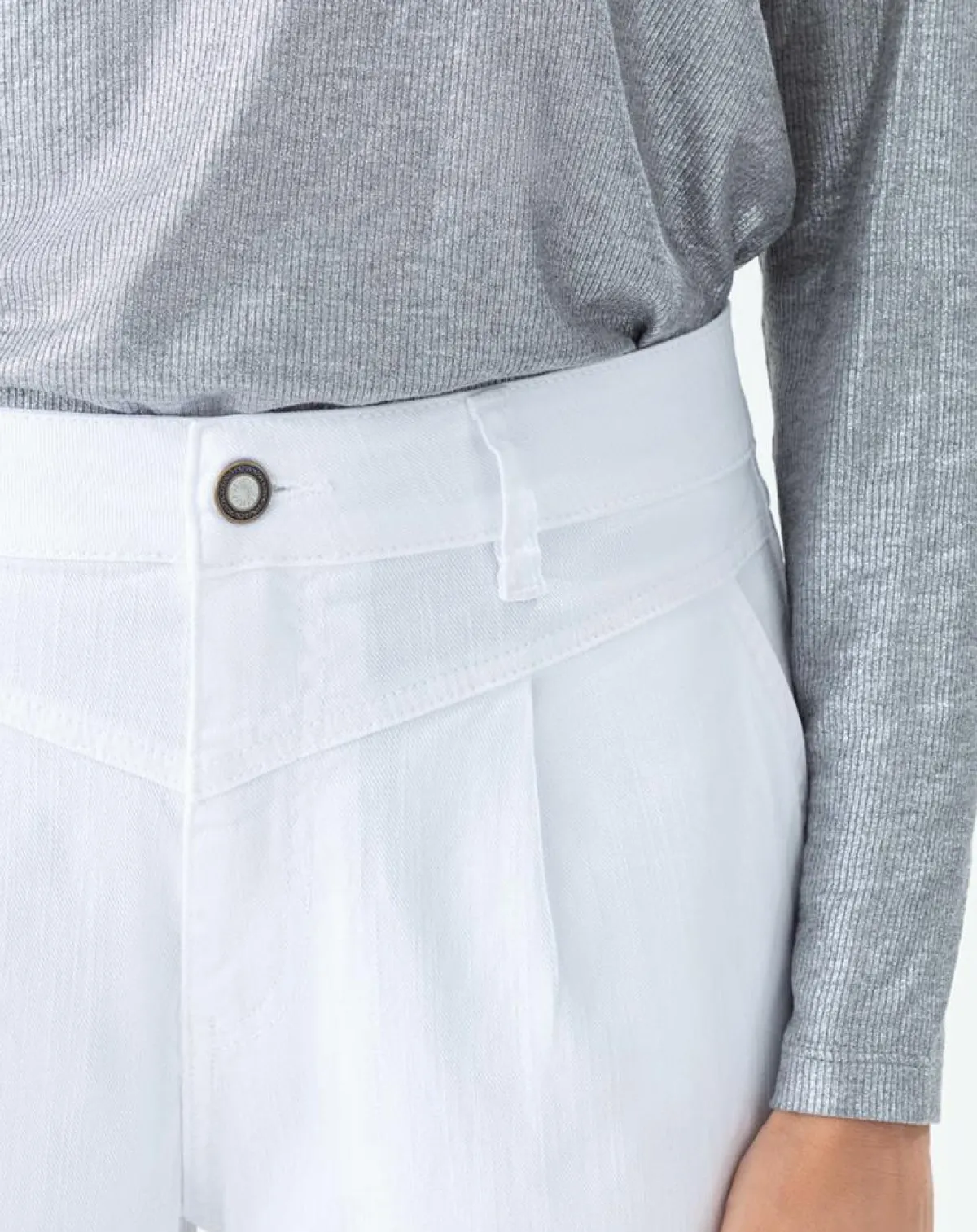 Indies Pantalons|Pantalon Naomi blanc